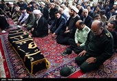 تشییع پیکر همسر سرلشکر صالحی فرمانده کل ارتش - مشهد