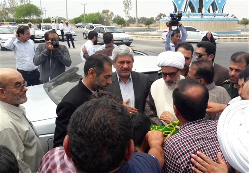 حضور خدام حرم رضوی در هندیجان