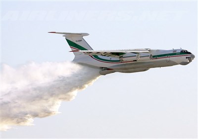 عملیات گسترده هواپیماهای سپاه برای اطفا حریق جنگلهای الیت