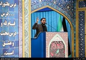 مداحی امیر عباسی در نماز جمعه تهران