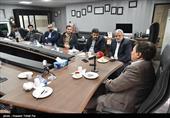 دیدار  مجید قلی زاده مدیرعامل و مدیران ارشد خبرگزاری تسنیم  با علی‌اکبر فلاحی مدیرعامل مجتمع کارخانجات کاشی و سرامیک فرزاد 