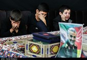 مراسم سوگواری شهادت سپهبد شهید قاسم سلیمانی در مسجد امیرالمؤمنین شهرک شهید دقایقی تهران