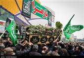 مراسم عزاداری شهادت حضرت زهرا(س) در میدان هفت تیر تهران