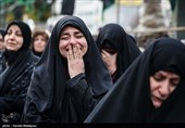 مراسم عزاداری شهادت حضرت زهرا(س) در میدان هفت تیر تهران