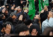 مراسم عزاداری شهادت حضرت زهرا(س) در میدان هفت تیر تهران