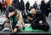 مراسم عزاداری شهادت حضرت زهرا(س) در میدان هفت تیر تهران