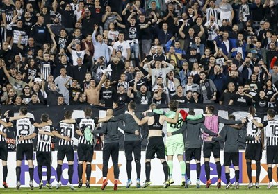 به آتش کشیده شدن شبانه زمین پارتیزان بلگراد!