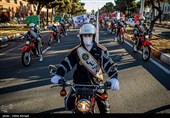 رژه موتور سواران در سالروز ورود حضرت امام خمینی(ره)
