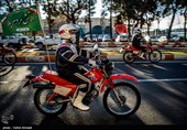 رژه موتور سواران در سالروز ورود حضرت امام خمینی(ره)