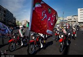 رژه موتور سواران در سالروز ورود حضرت امام خمینی(ره)