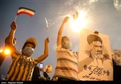 جشن پیروزی ابراهیم رئیسی در انتخابات