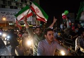 جشن پیروزی ابراهیم رئیسی در انتخابات