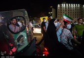 جشن پیروزی ابراهیم رئیسی در انتخابات
