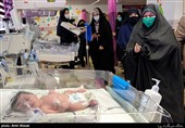 بازدید دکتر انسیه خزعلی معاون رئیس جمهور در امور زنان و خانواده از بیمارستان مهدیه