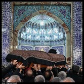 تشییع پیکر آیت‌الله سید رضی شیرازی