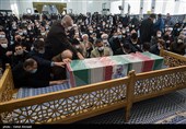 مراسم تشییع پیکر شهید حاج حسن ایرلو سفیر ایران در یمن