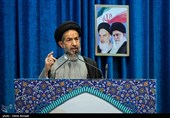  ایراد خطبه های نماز جمعه توسط حجت الاسلام سید محمدحسن ابوترابی‌فرد امام جمعه موقت تهران 