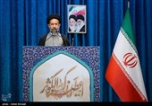  ایراد خطبه های نماز جمعه توسط حجت الاسلام سید محمدحسن ابوترابی‌فرد امام جمعه موقت تهران 