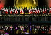جشن پیروزی انقلاب اسلامی در برج آزادی