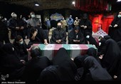 وداع با پیکر شهید مدافع حرم امیرعلی محمدیان