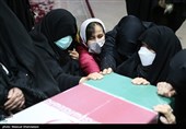 وداع با پیکر شهید مدافع حرم امیرعلی محمدیان