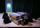 وداع با پیکر شهید مدافع حرم امیرعلی محمدیان
