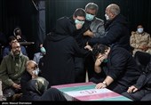 وداع با پیکر شهید مدافع حرم امیرعلی محمدیان