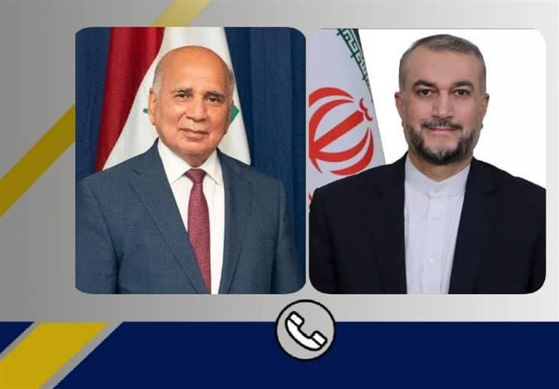 مباحثات هاتفیة بین امیرعبداللهیان ووزیر خارجیة العراق