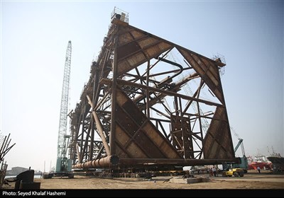 جکت جدید در فاز 11 پارس جنوبی نصب میشود