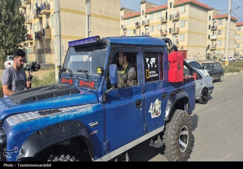 نخستین رالی خانوادگی پارس‌آباد با شعار "نه به تصادف" برگزار شد