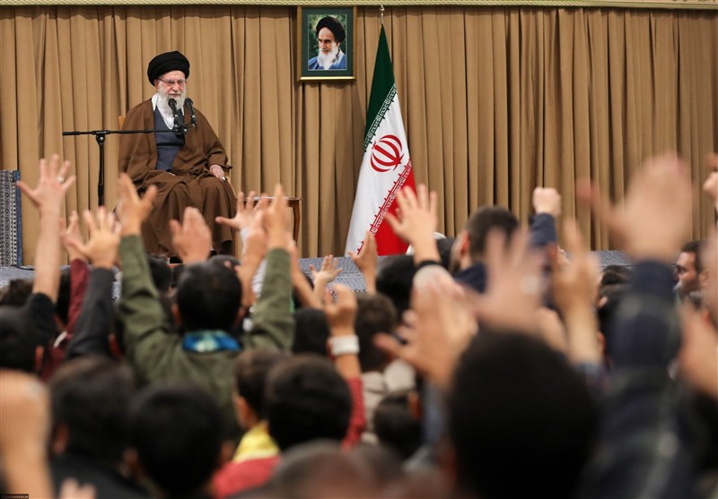 حال و هوای دانش آموزان و دانشجویان در دیدار با رهبر انقلاب اسلامی