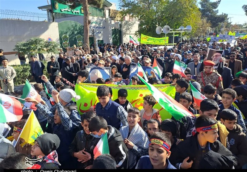 خراسان رضوی , اخبار استان خراسان رضوی , اخبار مشهد , مشهد مقدس , یومالله 13 آبان , راهپیمایی ,