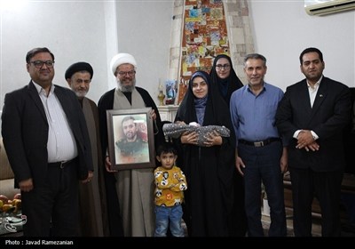 عاشقانهای برای کوثر نورسیده بیت مصفای شهید ابوالفضل شهباز + تصاویر