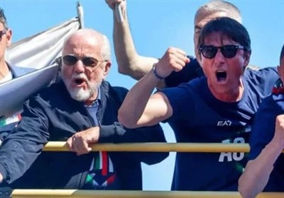 دلورنتیس: استعفای کونته؟ افتخار میکنم که او را در کنار خودم و ناپولی دارم