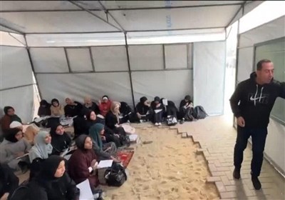 کلاسهای درس غزه در سایه نبرد با کابوس روانی جنگ با صهیونیستها