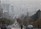 هشدار سطح زرد آلودگی هوا در فارس صادر شد