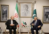 لاریجانی یلتقی نائب رئیس الوزراء الباکستانی
