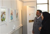 افتتاح دومین نمایشگاه طراحی و تصویرسازی ایران‌دخت در سمنان