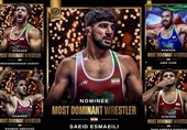5 ممثلین لإیران ضمن المرشحین لأفضل مصارعی العالم لعام 2025