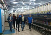 تولید روزانه 7 تن نخ و 70 هزار متر پارچه در نساجی پردیس همدان