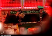 غبارروبی حرم مطهر امامزاده محمد(ع) به دست مادران و همسران شهدای جنگ 12 روزه
