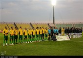 دیدار تیم های فوتبال شمس آذر قزوین و گلگهر سیرجان