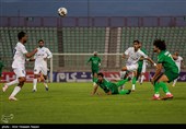 دیدار تیم های فوتبال شمس آذر قزوین و گلگهر سیرجان