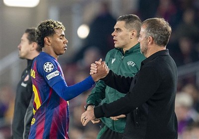 واکنش فلیک به ابراز نارضایتی یامال پس از تعویض مقابل اینتراخت فرانکفورت