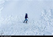 بارش برف در ارتفاعات تاریکدره همدان