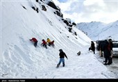 بارش برف در ارتفاعات تاریکدره همدان