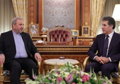 عراق| دیدار آل صادق و بارزانی/ تاکید بر تقویت روابط تهران-اربیل