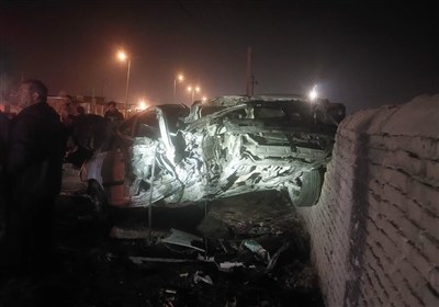 تصادف شدید در جاده ملایر و مصدومیت 3 نفر