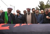 تشییع باشکوه پیکر آموزگار اخلاق در دامغان +تصاویر
