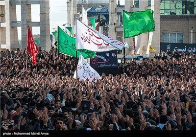 مراسم عزاداری حسینیه اعظم زنجان(1)